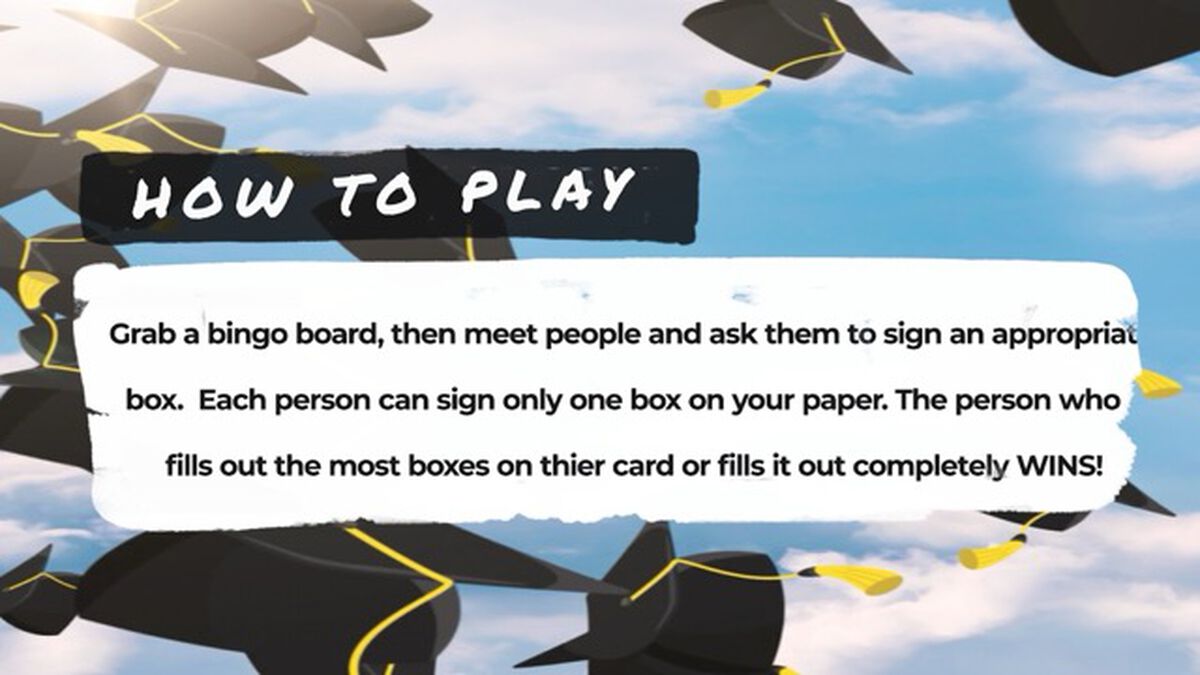 Find Someone Who &ndash; Graduation Edition image number null